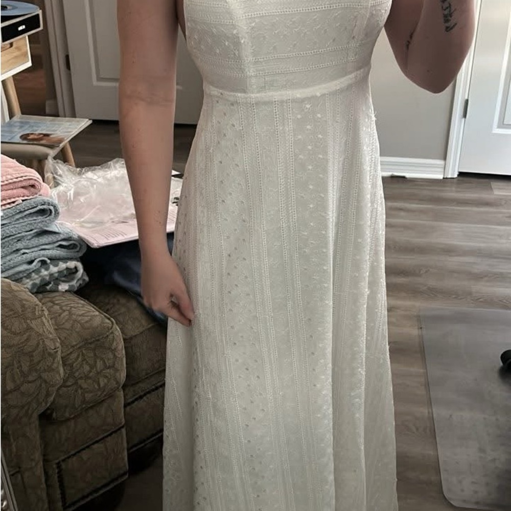 Kimchi Blue Ivory Lace Maxi Dress